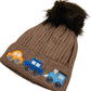 Baby Woolen Cap - Car Theme