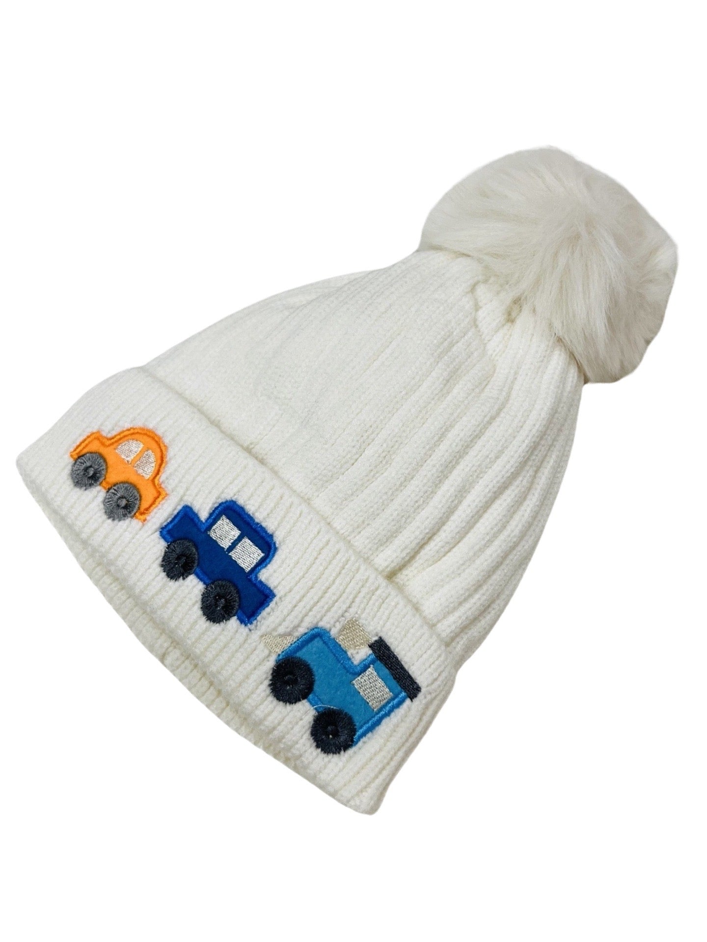 Baby Woolen Cap - Car Theme