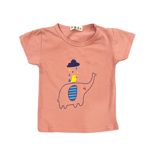 Baby T- Shirt- Elephant Theme