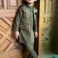 Kurta Pajama with WaistCoat- Green and Blue