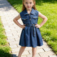 Baby Frock with Belt - IMPORTED