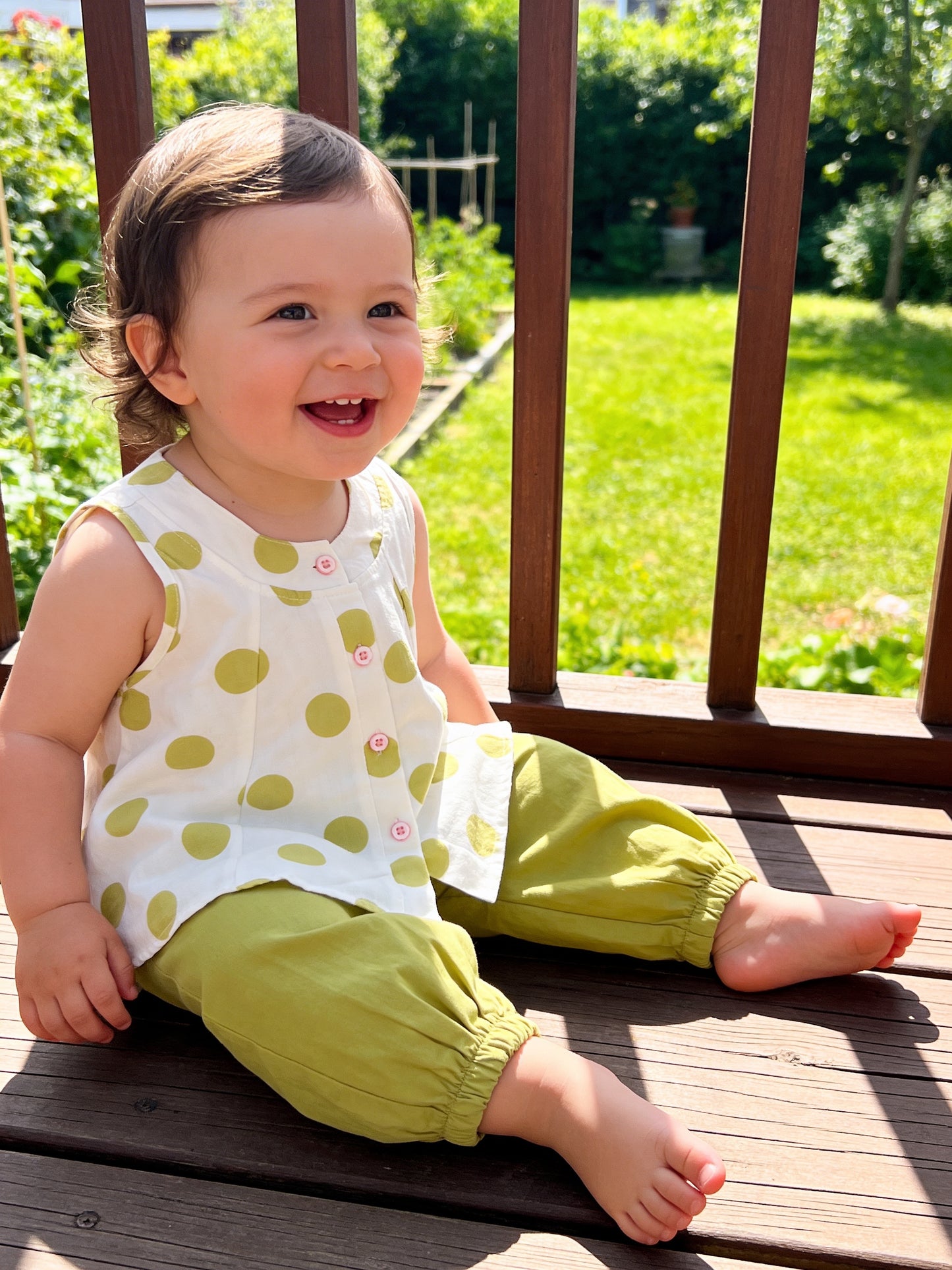 Baby  Polka Dot Suit Set