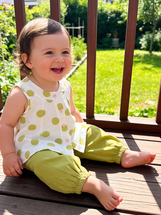 Baby  Polka Dot Suit Set