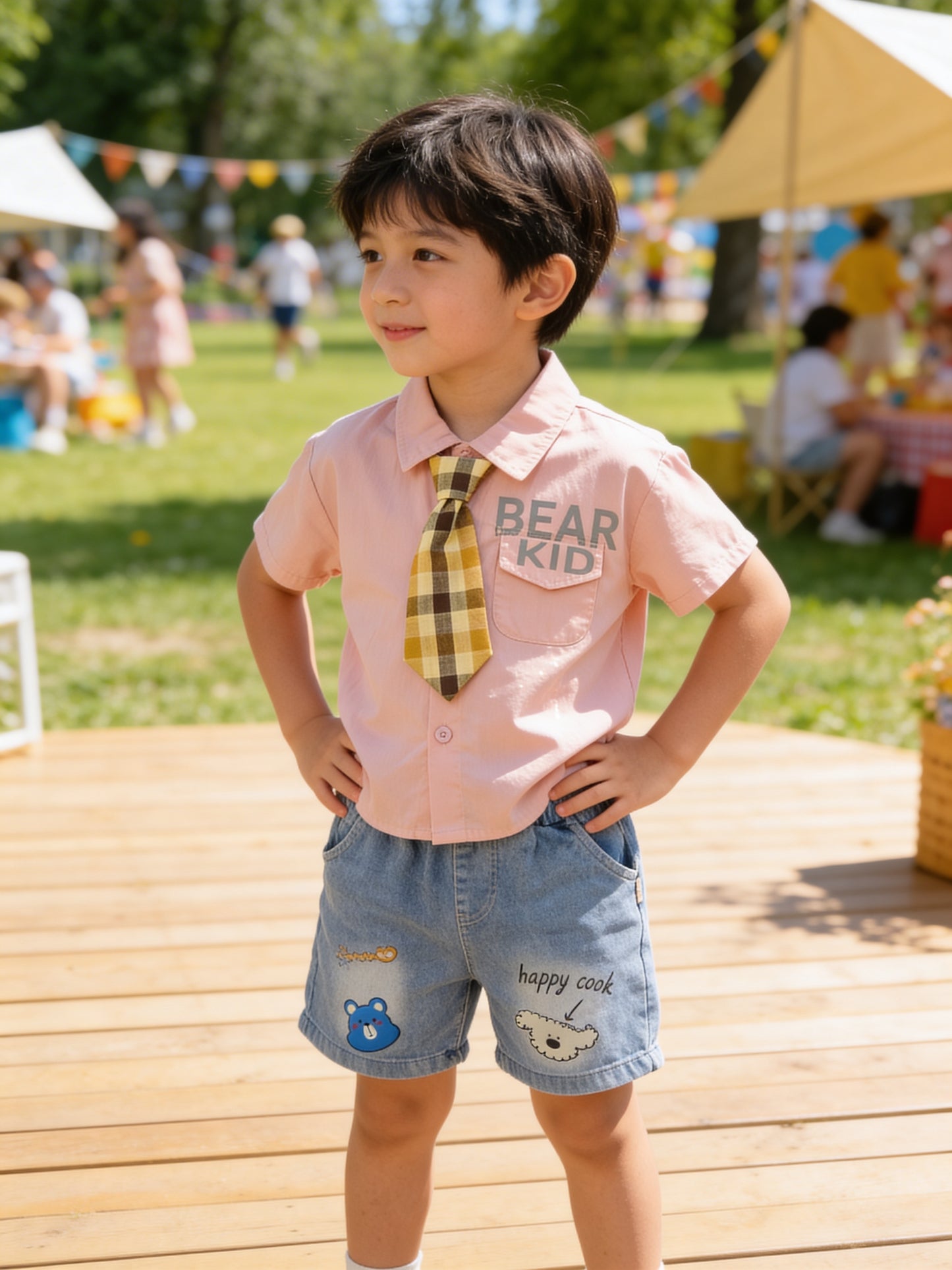 Premium Baby Suit Set With Tie - IMPORTED
