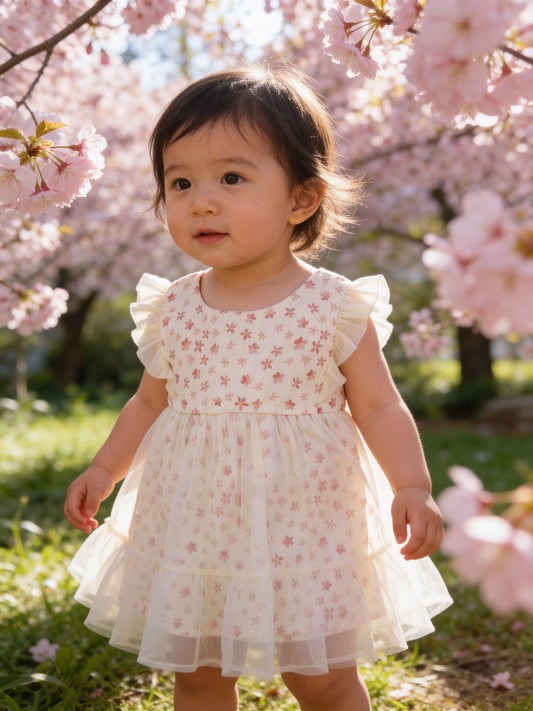 Baby Floral Frock - IMPORTED