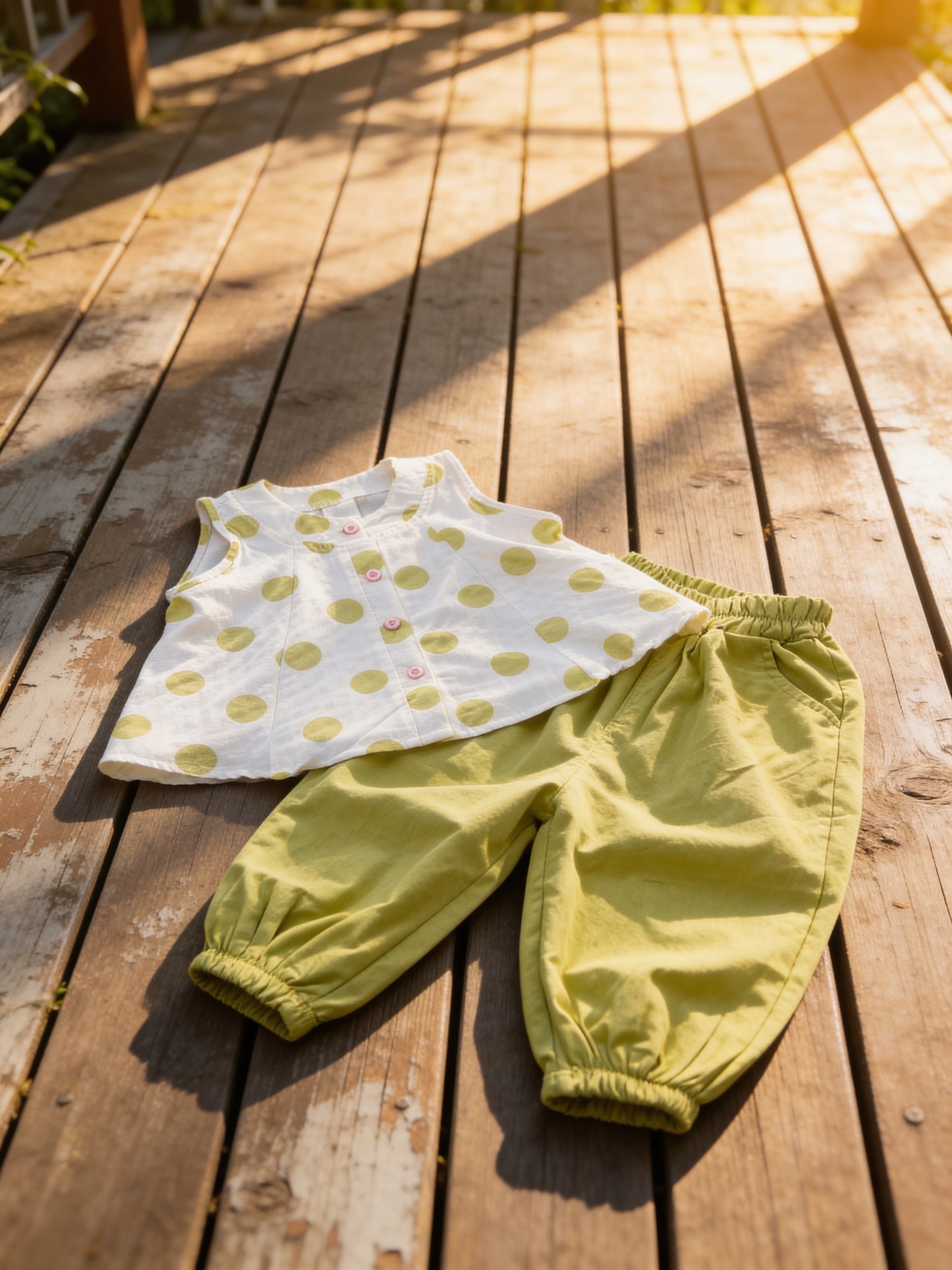 Baby  Polka Dot Suit Set