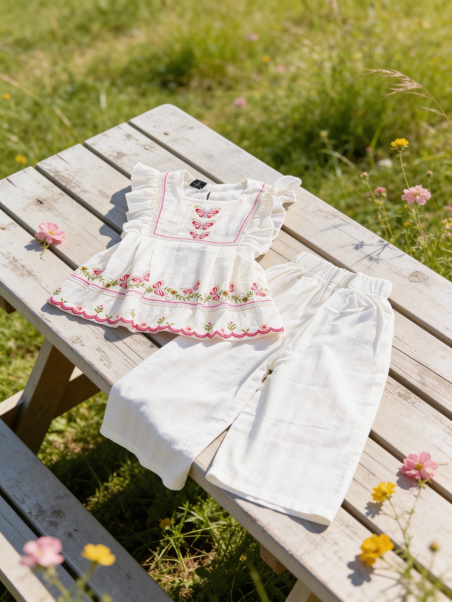 Summers Kurta Pajama Floral Theme