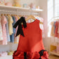 Premium Baby Floral Suit- Red -IMPORTED
