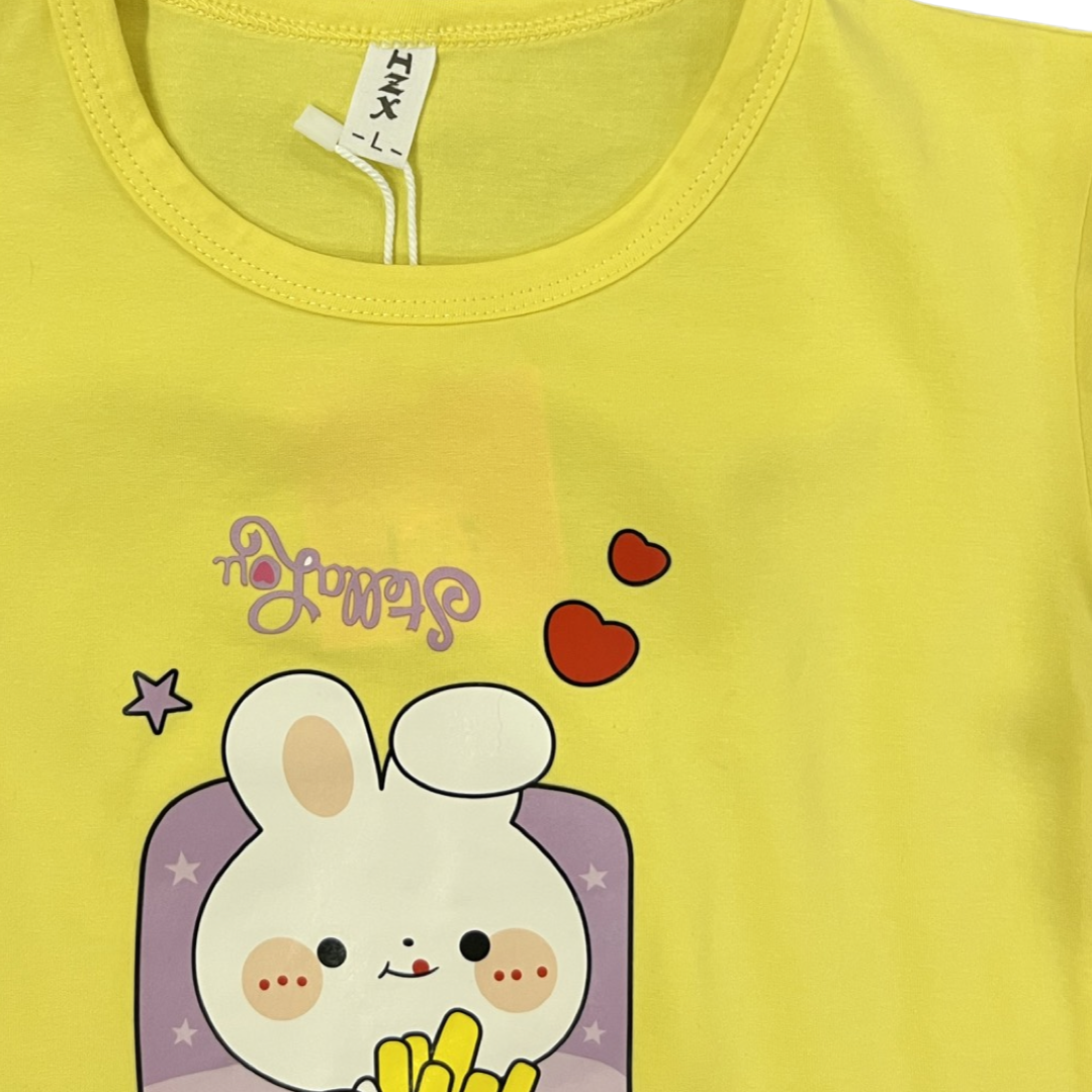 Bunny shirt - Yellow