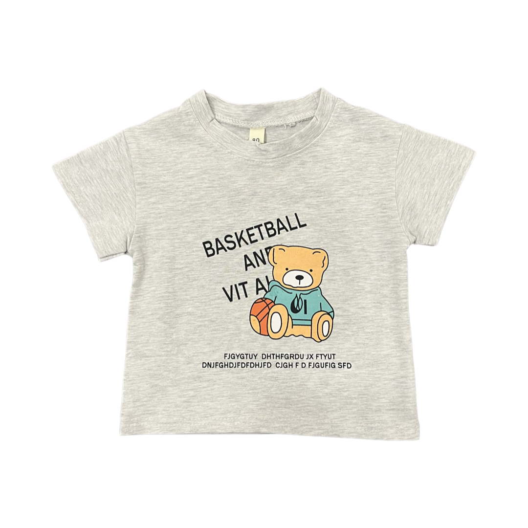 Basket ball Bear- Red & Grey