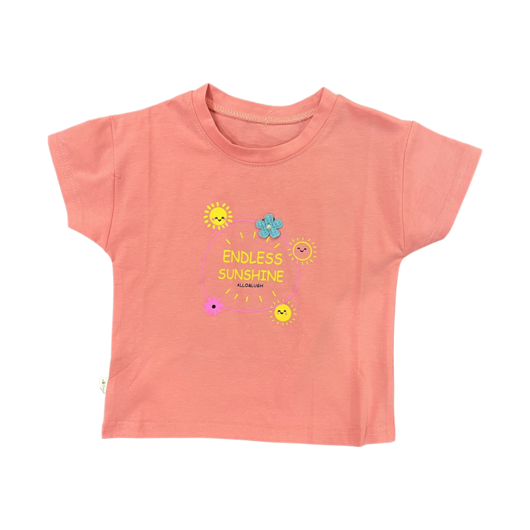 Sunshine Shirt - Pink & Teal