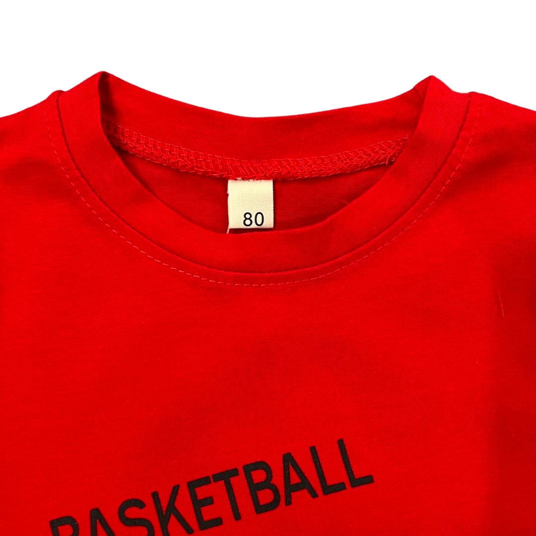 Basket ball Bear- Red & Grey