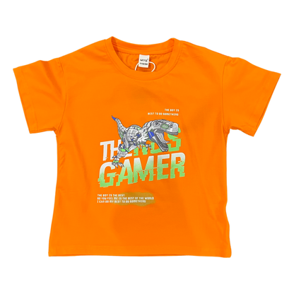 Thrilled Gamer- Orange & Blue