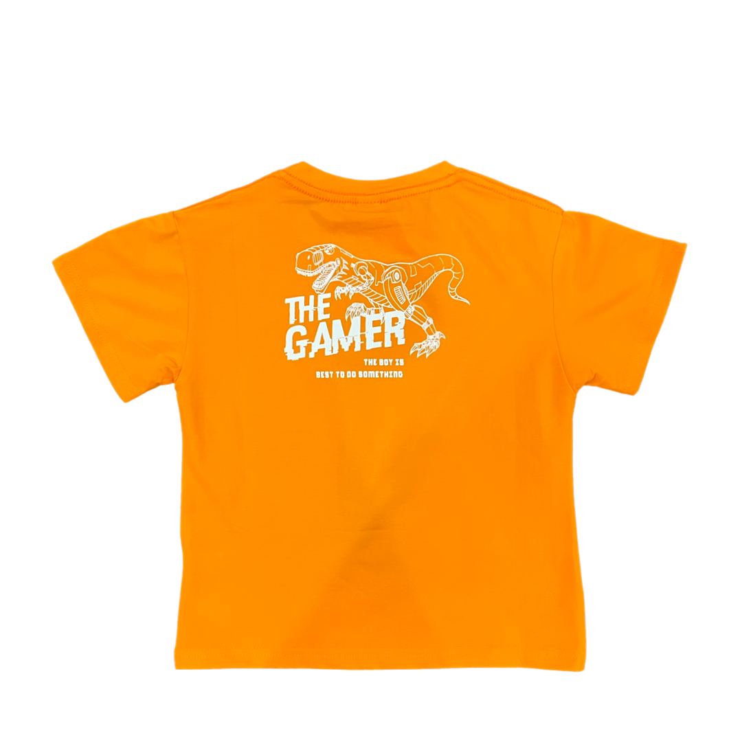 Thrilled Gamer- Orange & Blue