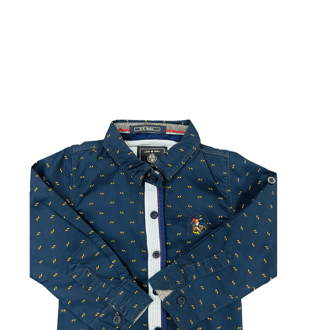 Formal Double Shirt - Blue