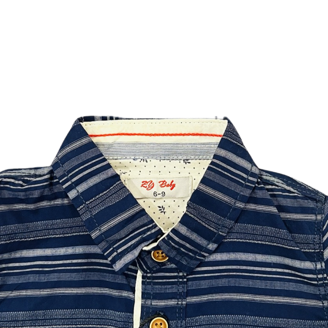 Formal Button Down Shirt - Blue