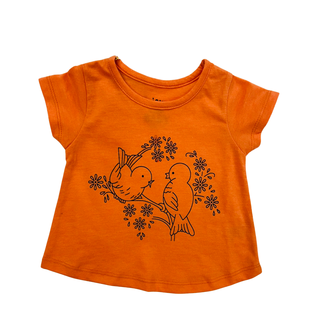 Shirt Sparrow Theme- Orange