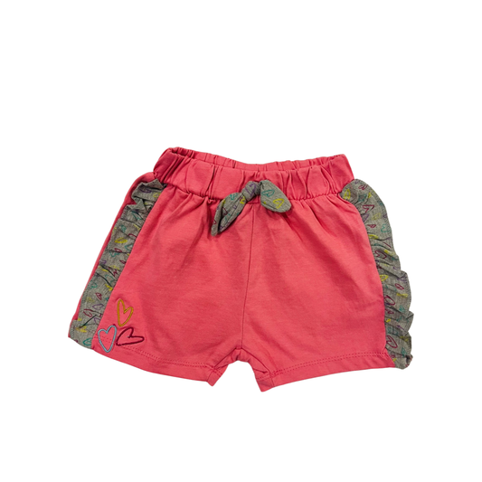 Baby Heart Shorts - Pink