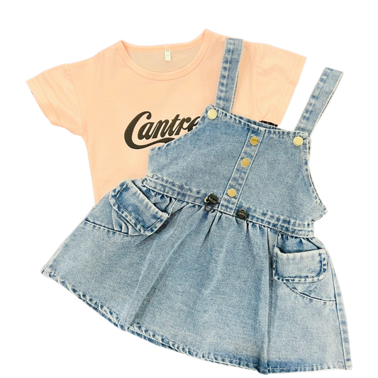 Baby Denim Shorts style - 2 Piece