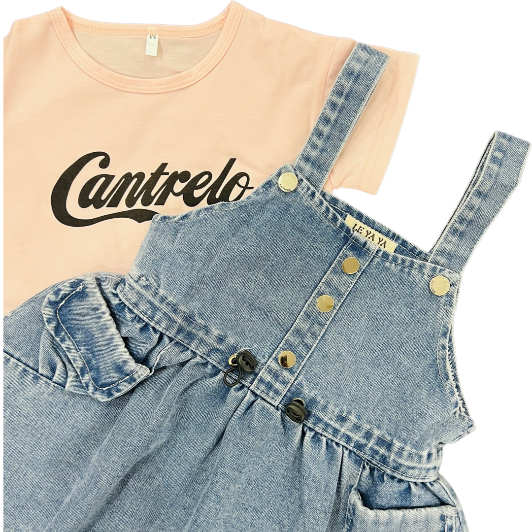 Baby Denim Shorts style - 2 Piece