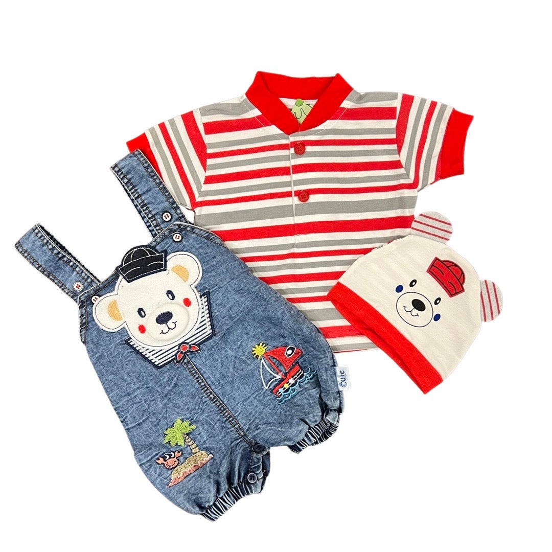 Baby Romper - Bunny Theme- 3 Piece