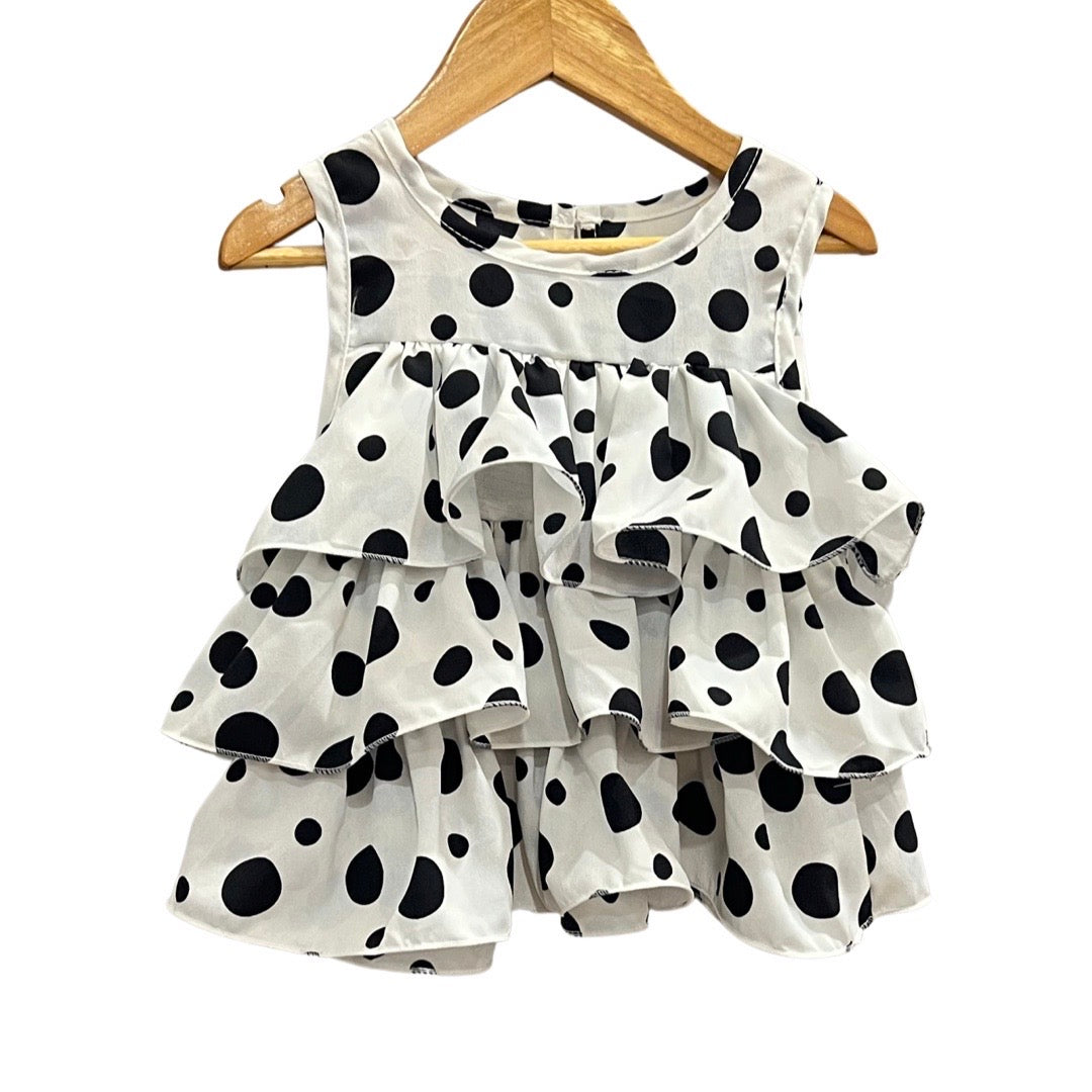 Baby Frock- Polka Dot Theme - 2 Piece